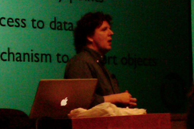 Rich Hickey, inventor of Clojure language, speaking at NovaJUG